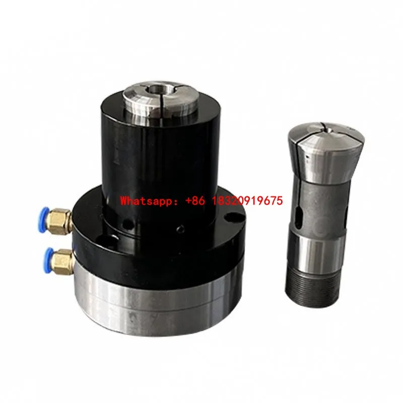 Cyclmotion CNC DAS-25SS Stationary Pneumatic Chuck Base (Vertical Type) – Compatible with Hydraulic Chucks