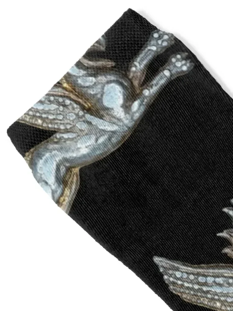 Leaping Griffin from 79 BC Denarius Socks Novelties Lots funny sock Socks For Man Women's