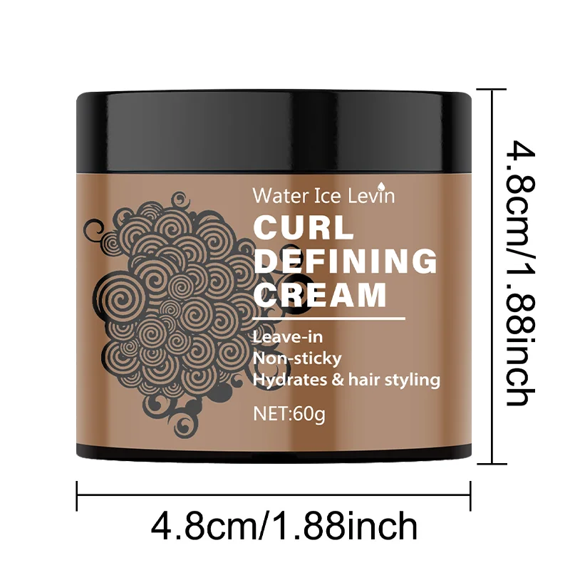 Curl Defining Cream, Nourishing, Anti-Frizz, Smooths Curls, Enhances Curls, Moisturizes and Adds Shine - Color-Safe and Sulfate-Free Styling Product