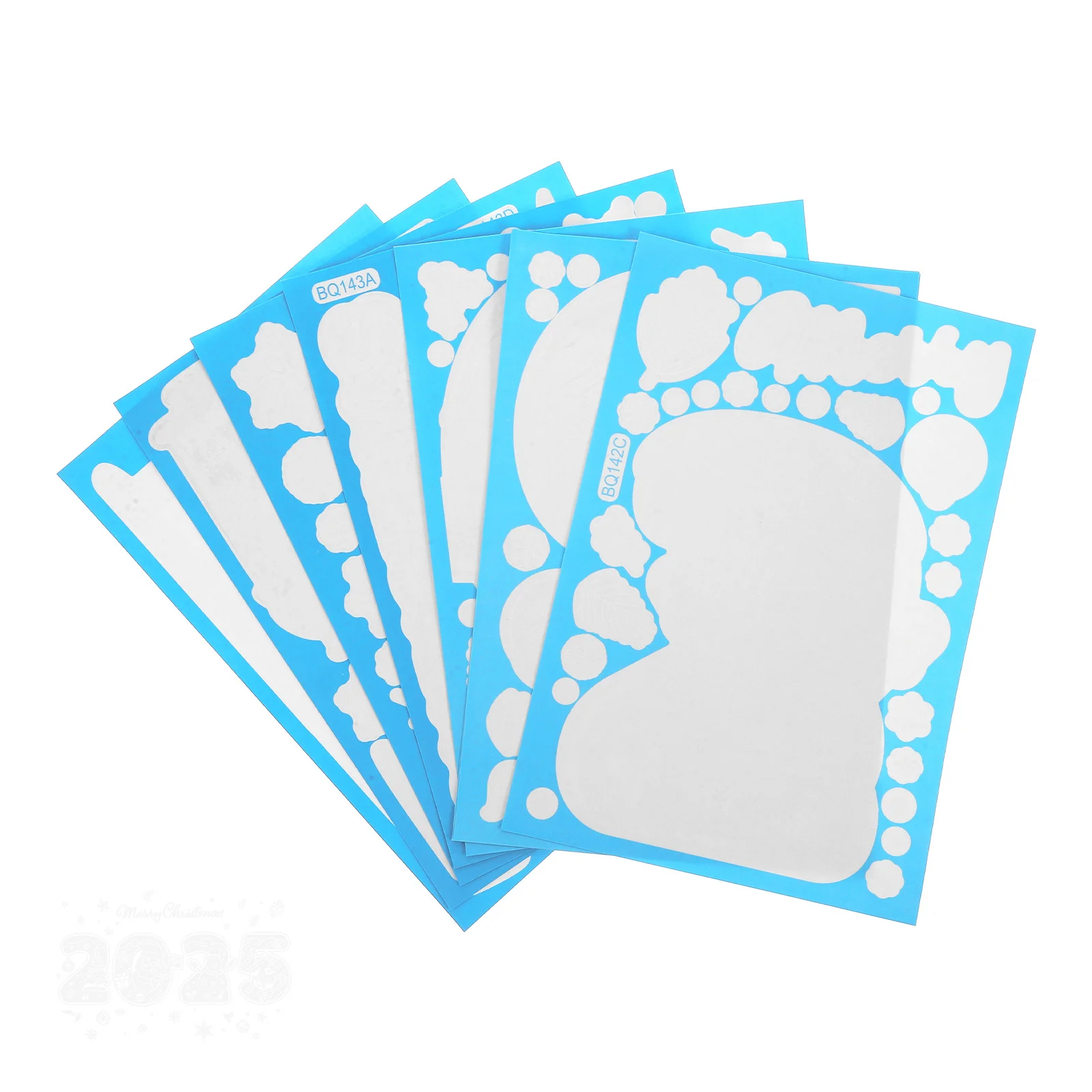 

1Set Christmas Window Clings Festive Static Stickers for Home Decoration Easy Apply Remove Reusable Indoor Window Decals Snow