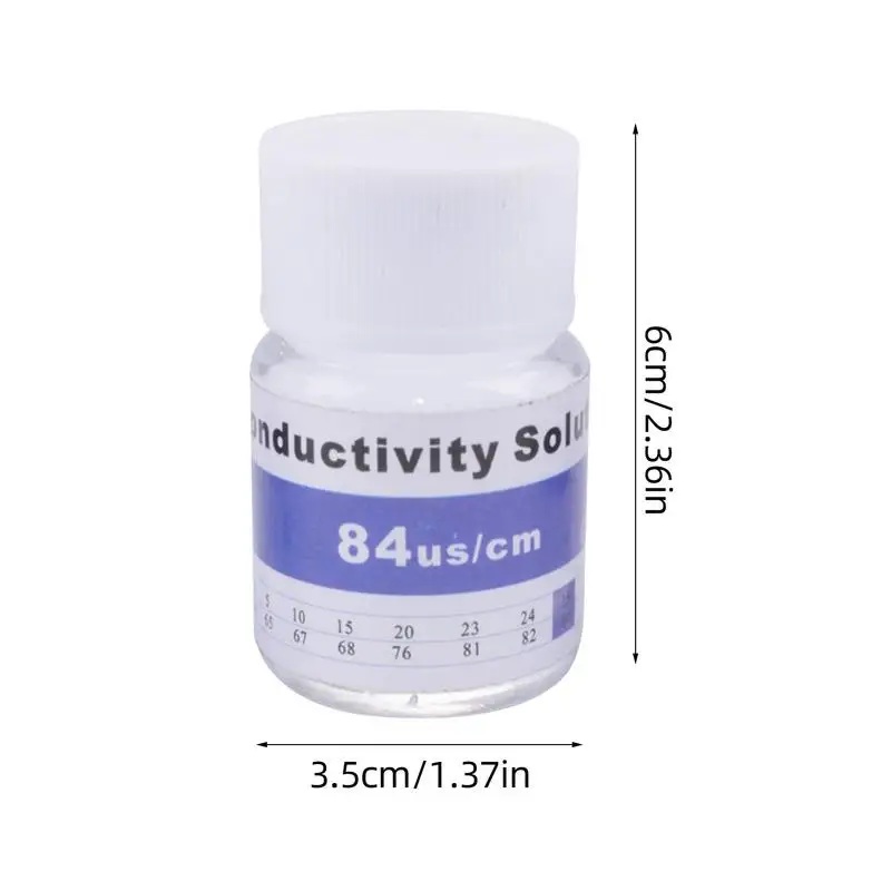 Imagem -06 - Solução de Calibração Tds para ec Tds Tester Tampão Líquido 25ml 84us cm 1413us cm 12.88 ms cm 35ppt 1382ppm