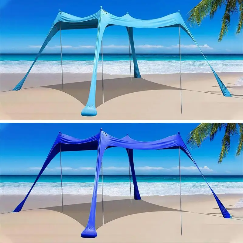 

Beach Tent Sun Shade Lycra Beach Canopy Ultralight Sun Shade Tent UPF50+ UV Portable Beach Canopy Family Beach Tent Sun Shade ﻿