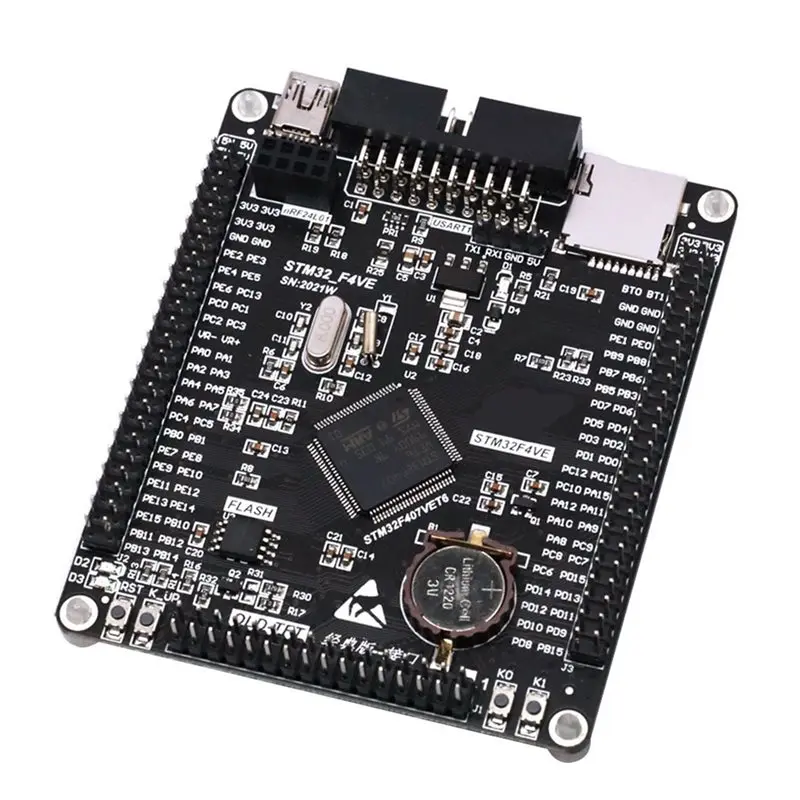 【Shop Now】5X STM32F407VET6 Development Board Cortex-M4 STM32 Minimum System Learning Board ARM Core Board +3.2 Inch LCD TFT