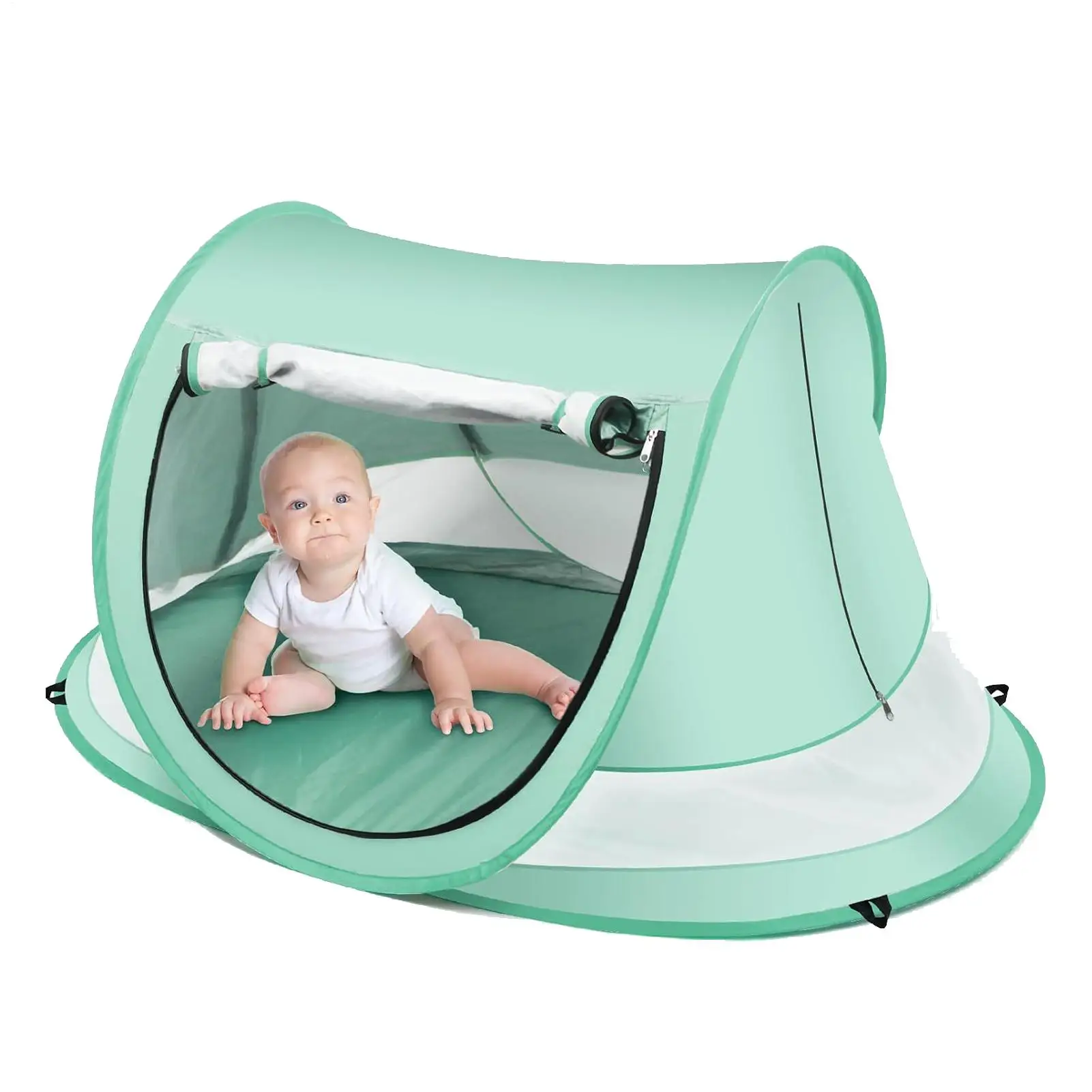 Barraca pop-up ao ar livre para bebê guarda-sol criança cúpula proteção uv bebê pop-up tenda para parque ao ar livre piscina quintal viagem quintal