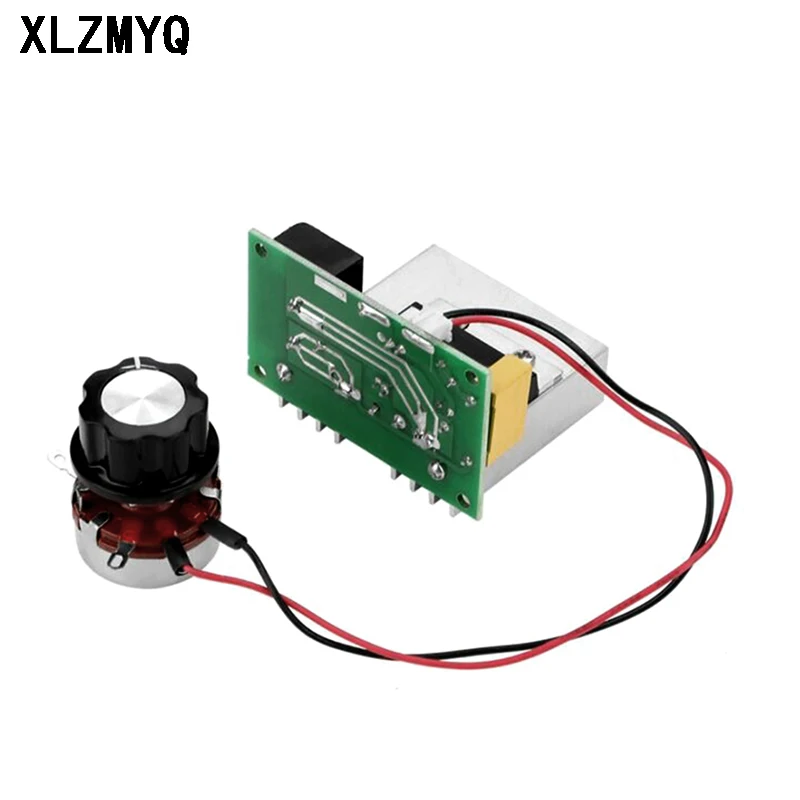 8000W AC 0-220V Voltage Regulator High Power SCR Motor Fan Speed Controller Dimming Dimmers Thermostat with Potentiometer