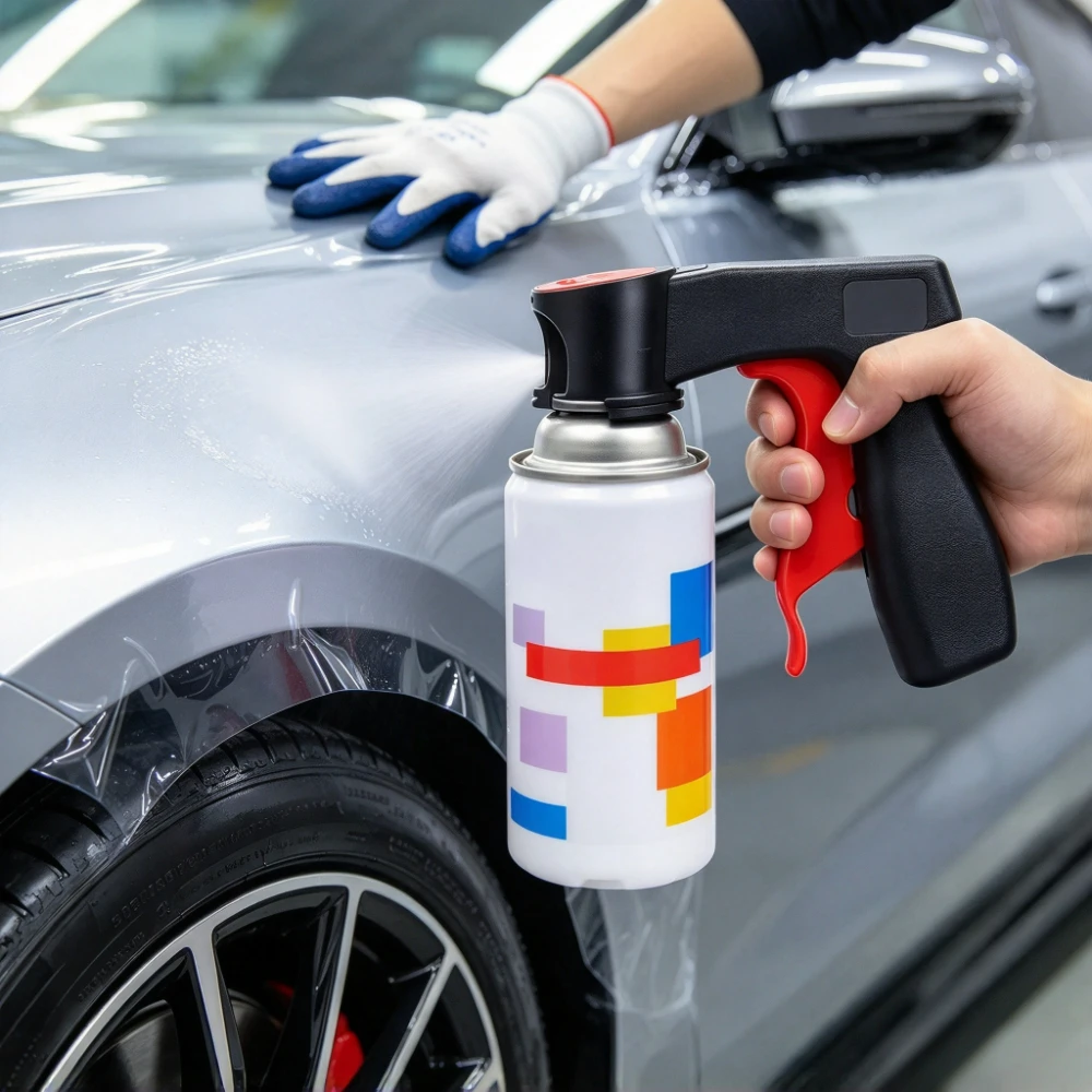 Universal Reusable Plastic Hand Spray Gun Portable Sprayer Tool for Car Color Changing Film Wrap Window Tint Pasting Application