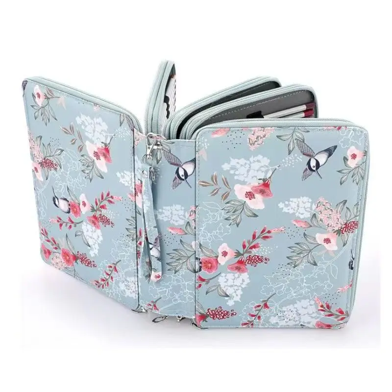 Kawaii Feder mäppchen Schule Pencil case liefert 200 Slot Briefpapier Tasche Veranstalter große Kapazität Stift Box Ast ethic Holster Material