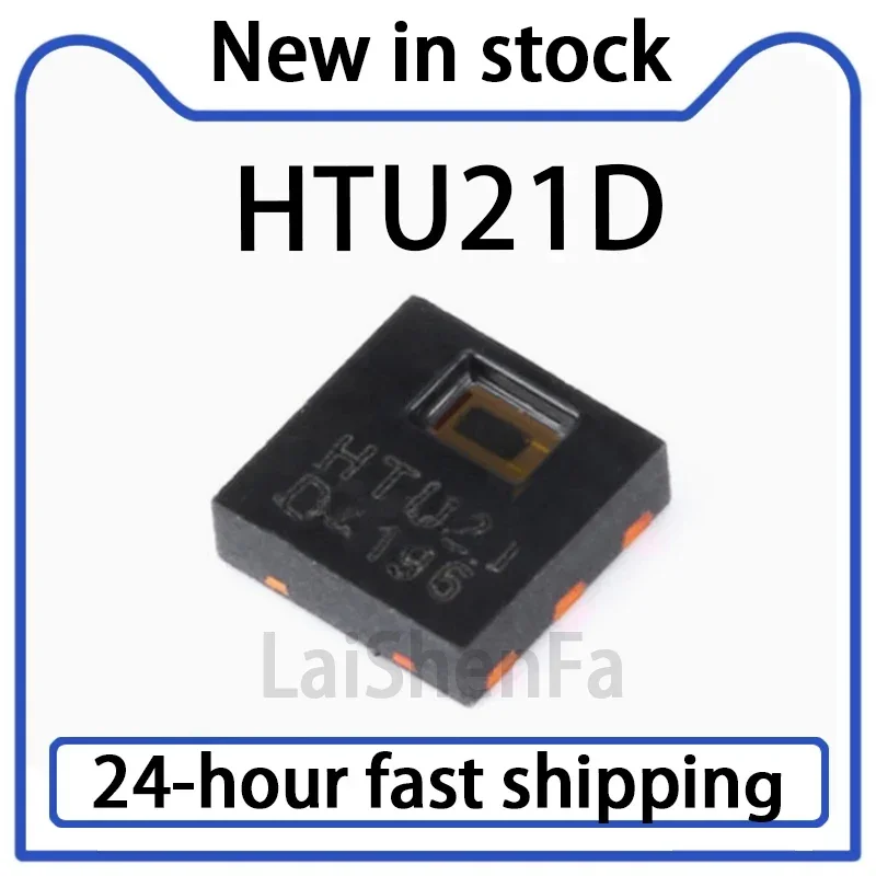 5PCS HTU21D Package DFN-6 Temperature and Humidity Sensor Stock