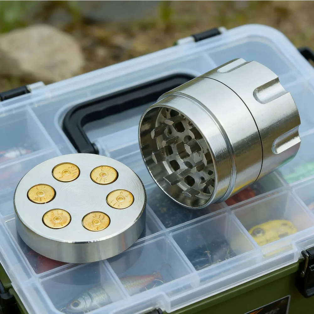 Creative Bullet Design 3 Layer Herb Grinder 30 40mm Size Premium Smoking Accessory For Travel