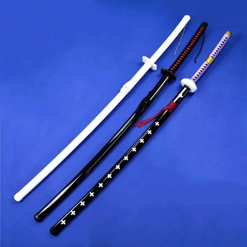 55inch Kurosaki Ichigo Katana Sword Anime Bleach Cosplay Long Ninja Knife Real Size Japanese Katana Original Samurai Sabre Gift