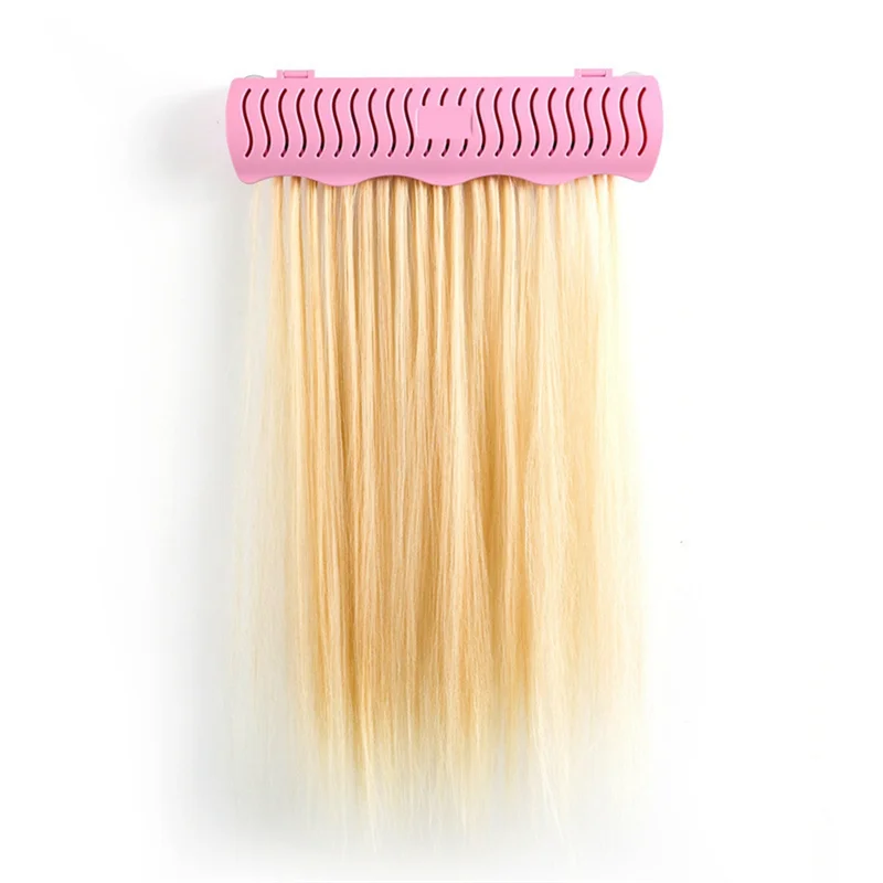 Porta extension per capelli Stile estensione capelli progettato per contenere clip-ins, micro-pacchi e trame da cucire e negozio-[Qahk]