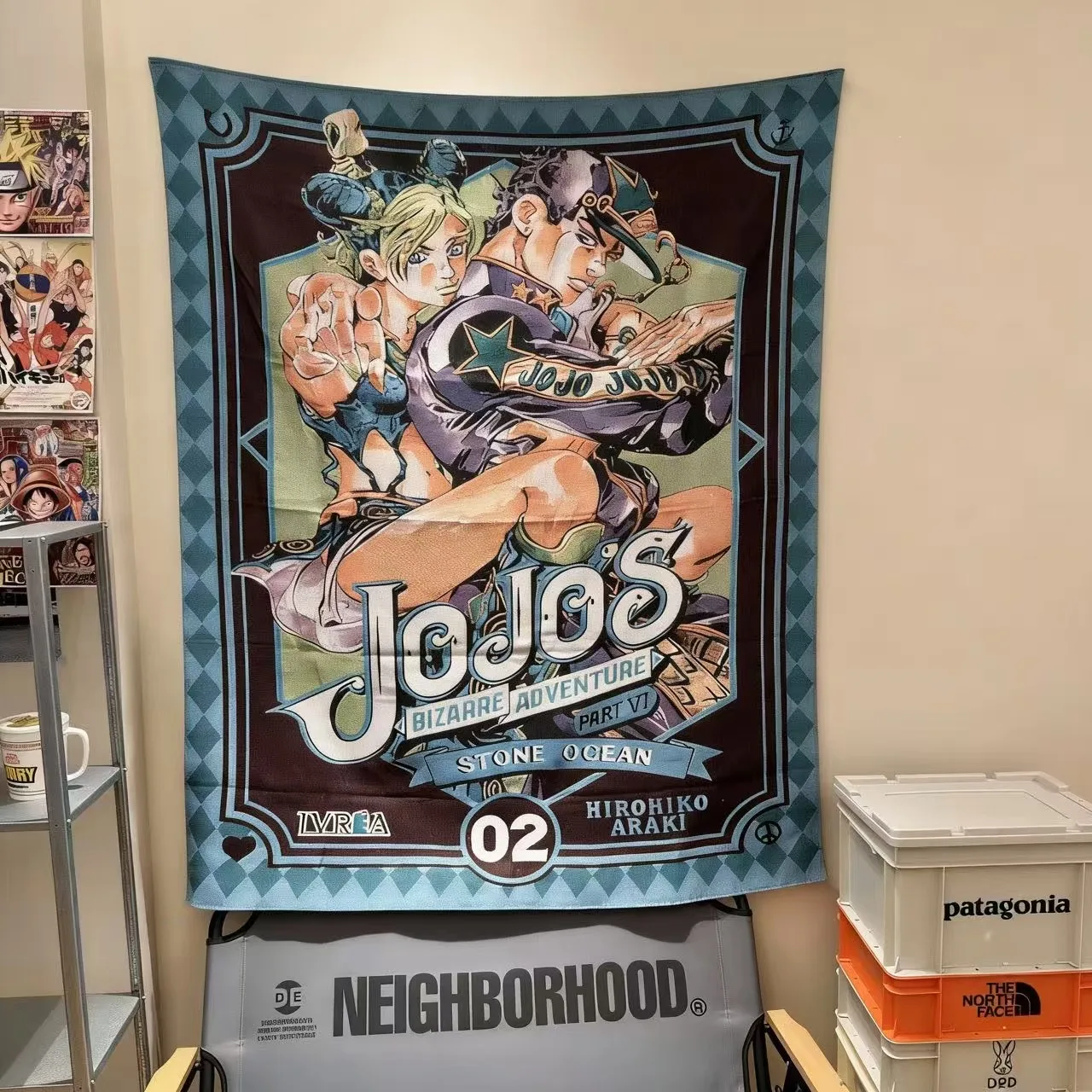 Vintage Weekly Shonen Jump Print Tapestry JOJO Cool Hippie Bohemian Mandala Wall Decor Backdrop