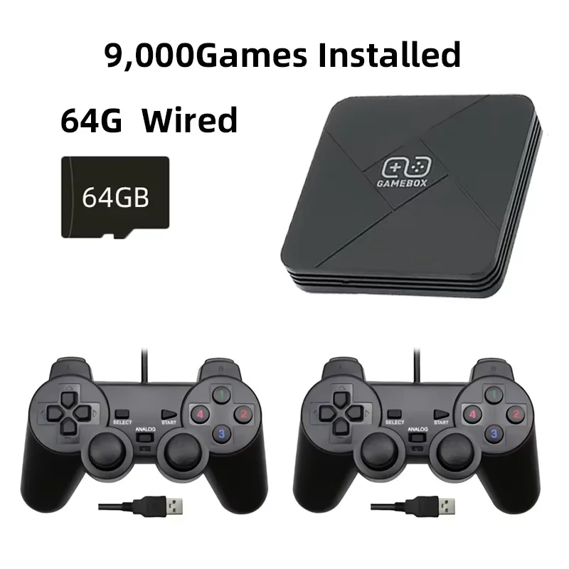 G5 S905X ريترو لعبة فيديو صندوق أكثر من 10 أجهزة محاكاة ثنائية النظام 4 النواة وحدة المعالجة المركزية 4K سوبر HD لعبة فيديو وحدة التحكم دعم NDS/PS1/PSP TV Box #6