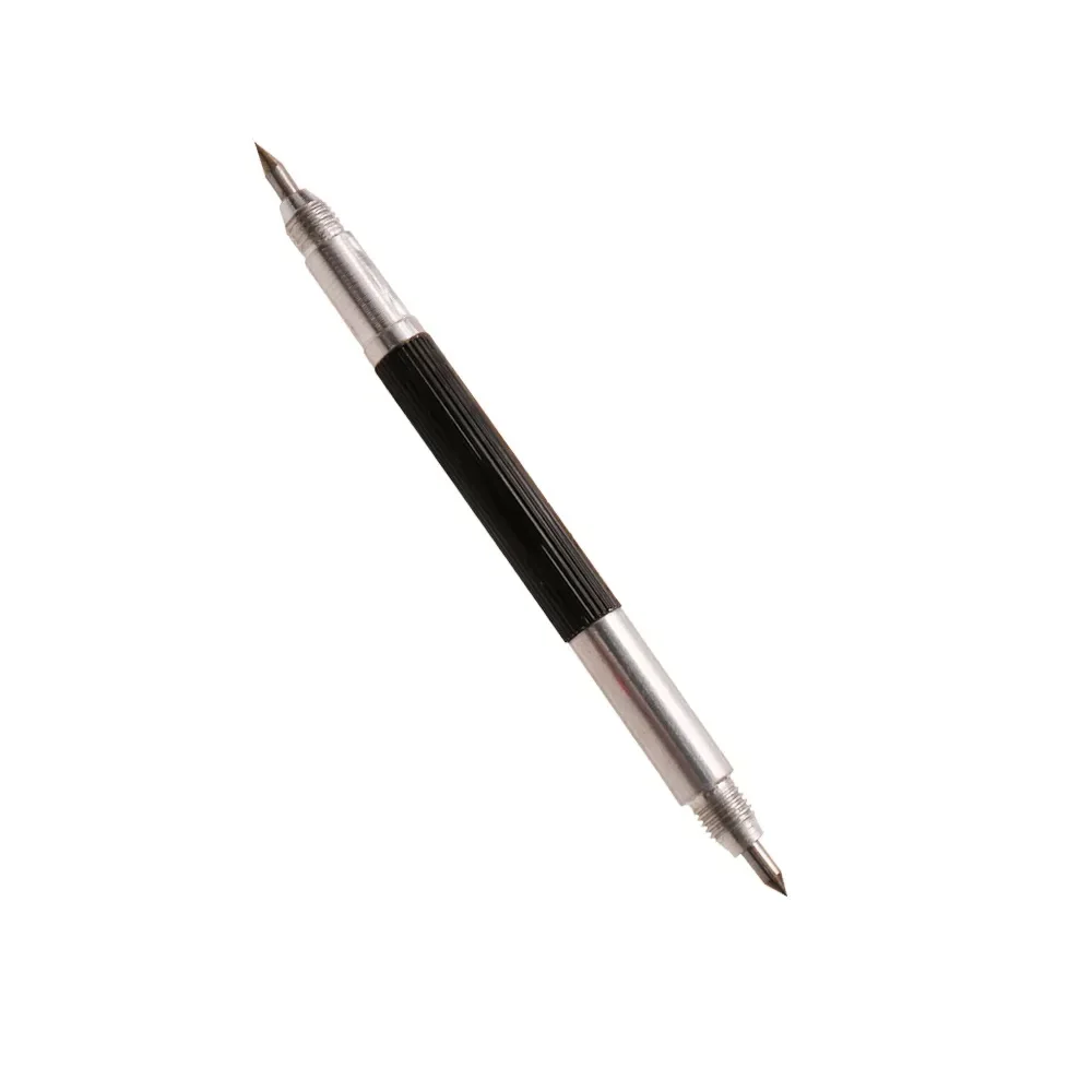 Double End Sharp Tungsten Steel Scribing Pen Ceramics Glass Engraving Alloy Double-headed Tip Scriber Pen