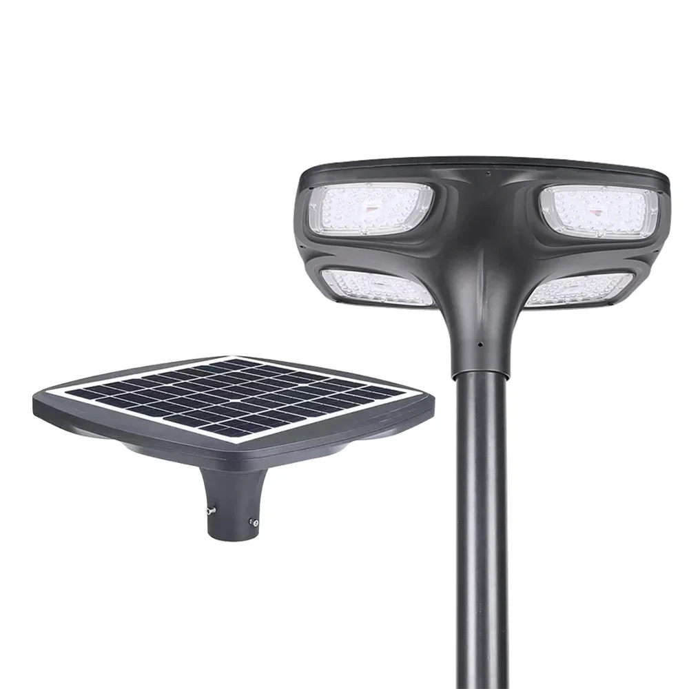 2024 New Aluminum Outdoor Solar LED Light Waterproof Body Rechargeable Power Battery For Garden Road Lighting