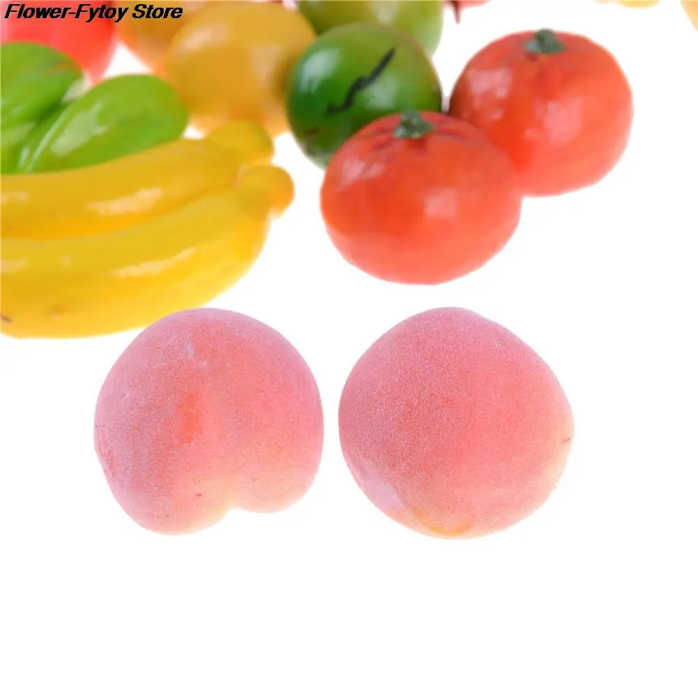 10Pcs Mini Fruits Vegetable Food Doll Room Decor Kits Kitchen Toys Pretend Play Toys Doll house Miniatures Accessories