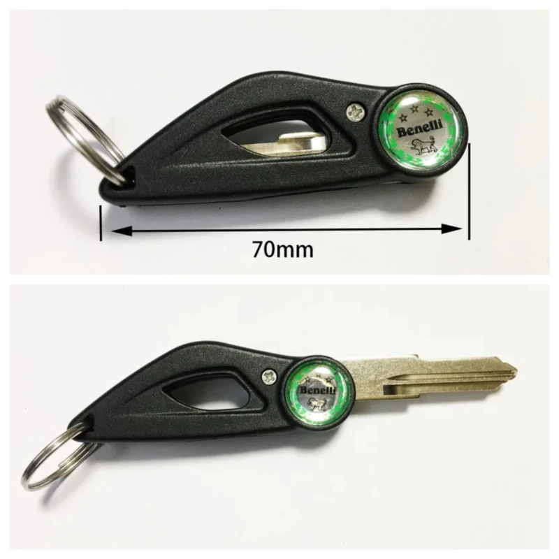 Foldable key blank with for TNT300 TNT600 BN251 BN302 BN600 Stels Flame200 Keeway RK6 RKV CODE VLC VLM 125 150 200
