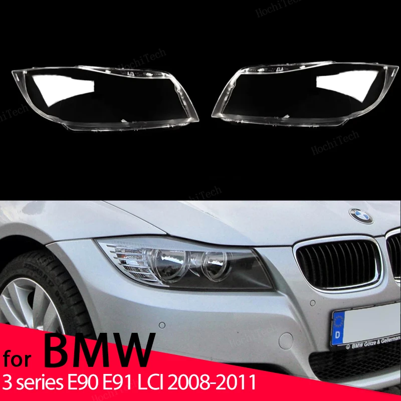 

Front Headlight Cover Headlamp Lamp Shell Mask Lampshade Polycarbonate For BMW 3 Series E90 E91 LCI facelift 2008-11 Lampcover