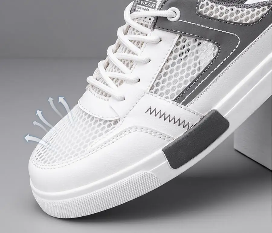 Herren Mesh Freizeitschuhe Mit Dicker Sohle Und Geruchsschutz_voghion.com