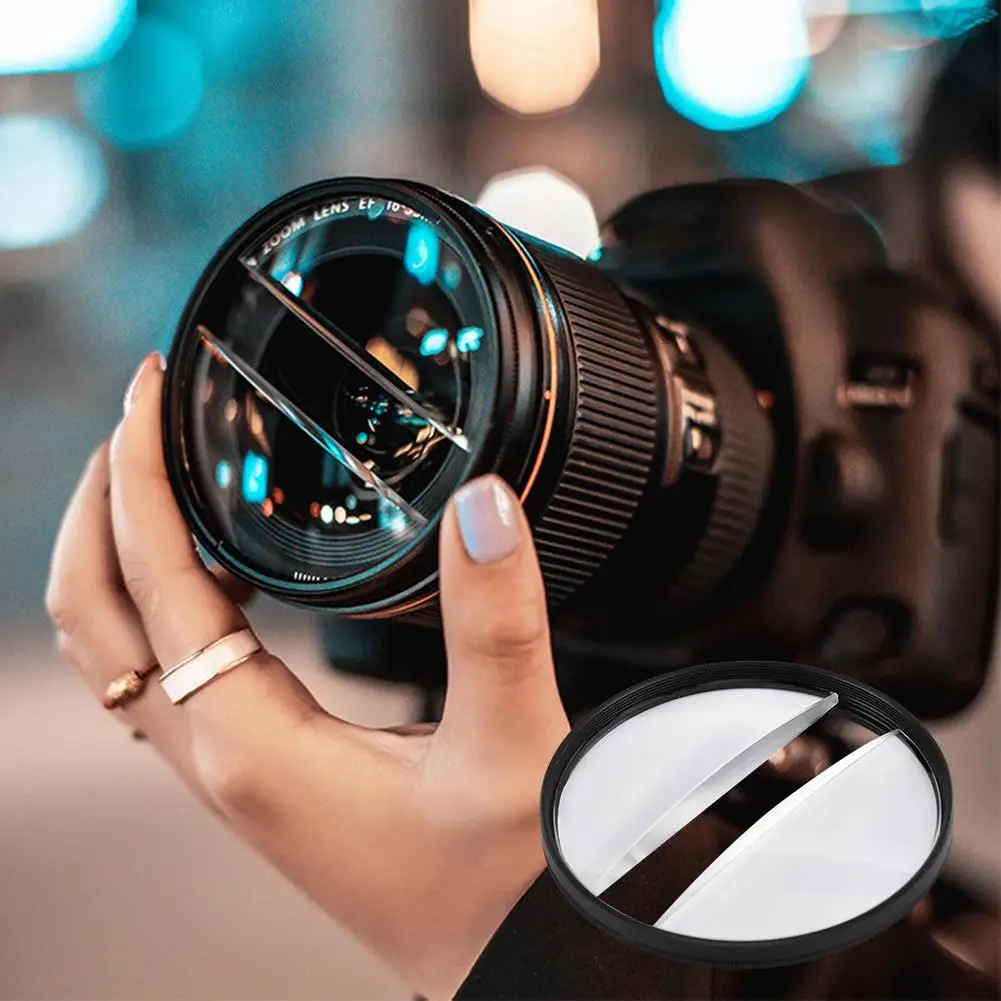 Foreground Blur Camera Filter Moon Foreground Bokeh Camera Lens Effect Filter Blurry Photography Filter DSLR Camera Accessories