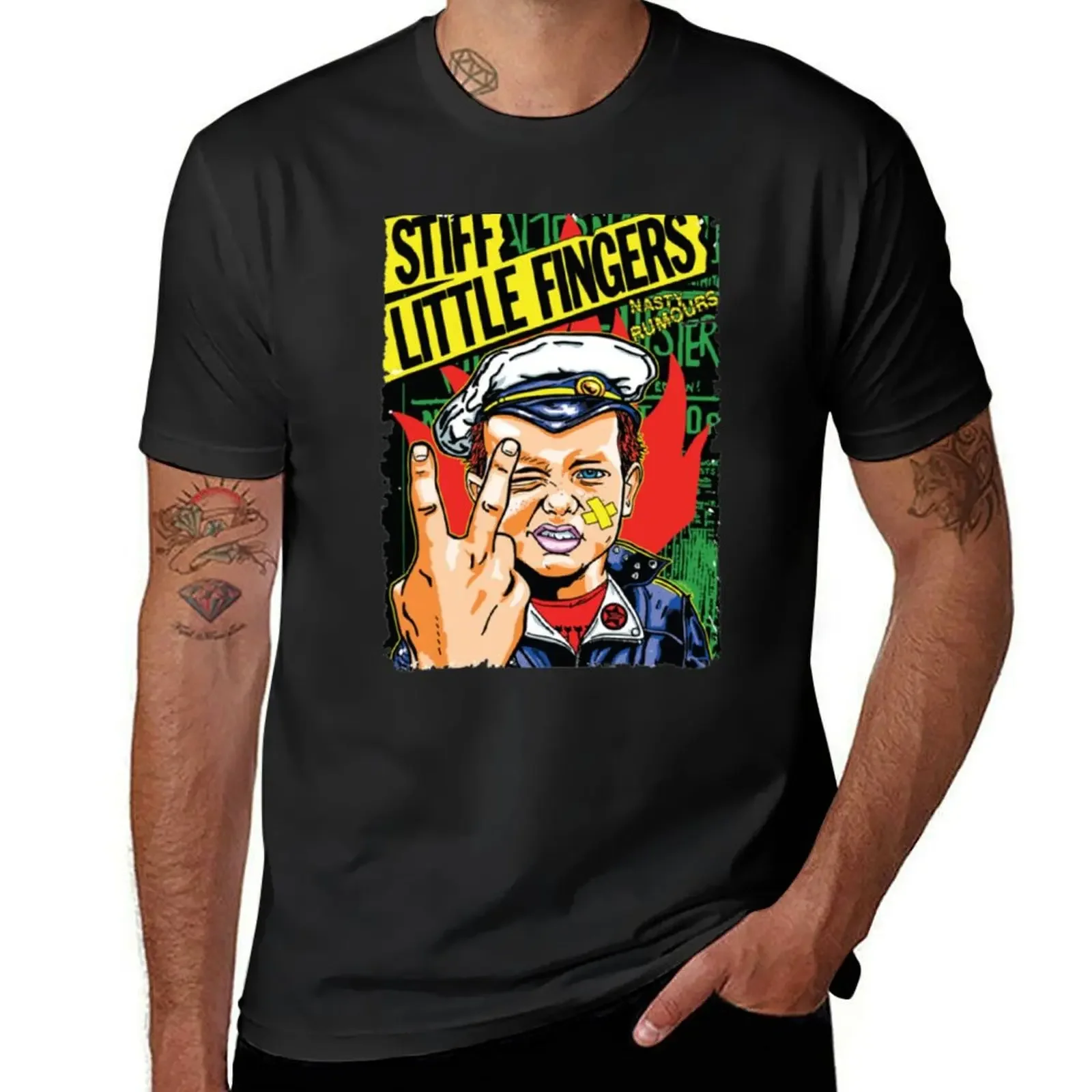 Mendadak Payu - STIFF LITTLE FINGERS T-Shirt baggy shirts custom shirt graphic t shirts t shirts for men cotton