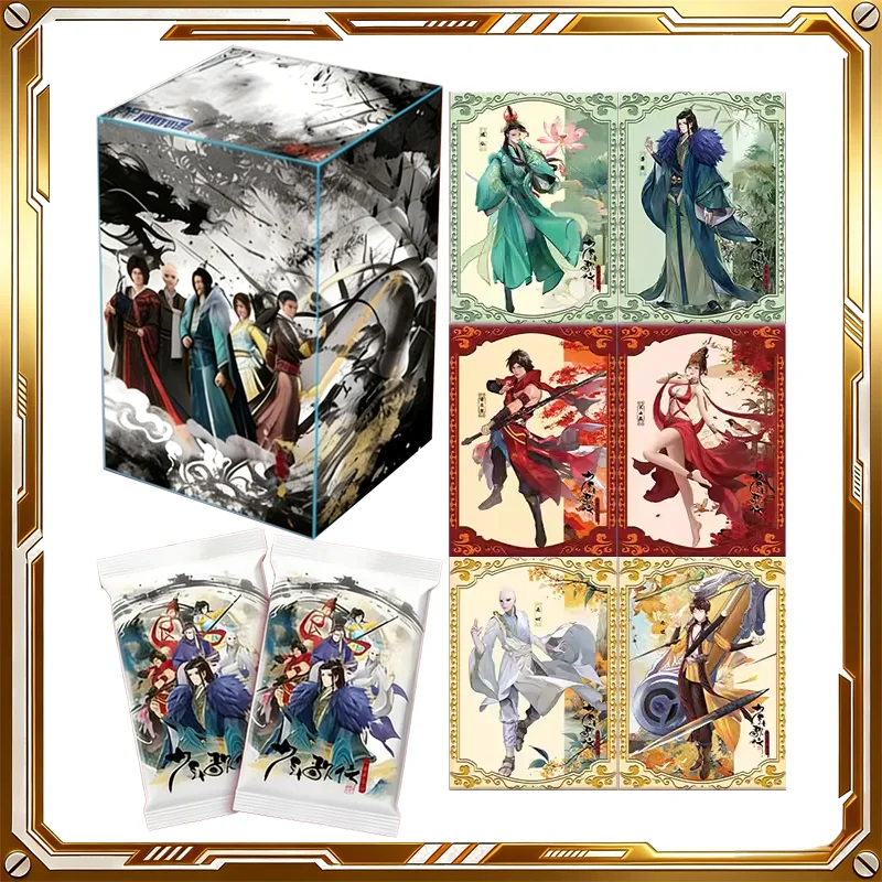 

Коллекционные карточки Youths and Golden Coffin Card Season 4 Bloodstained Tianqi Chapter Mystery Box, оригинальные, игрушки, подарки на праздники и дни рождения