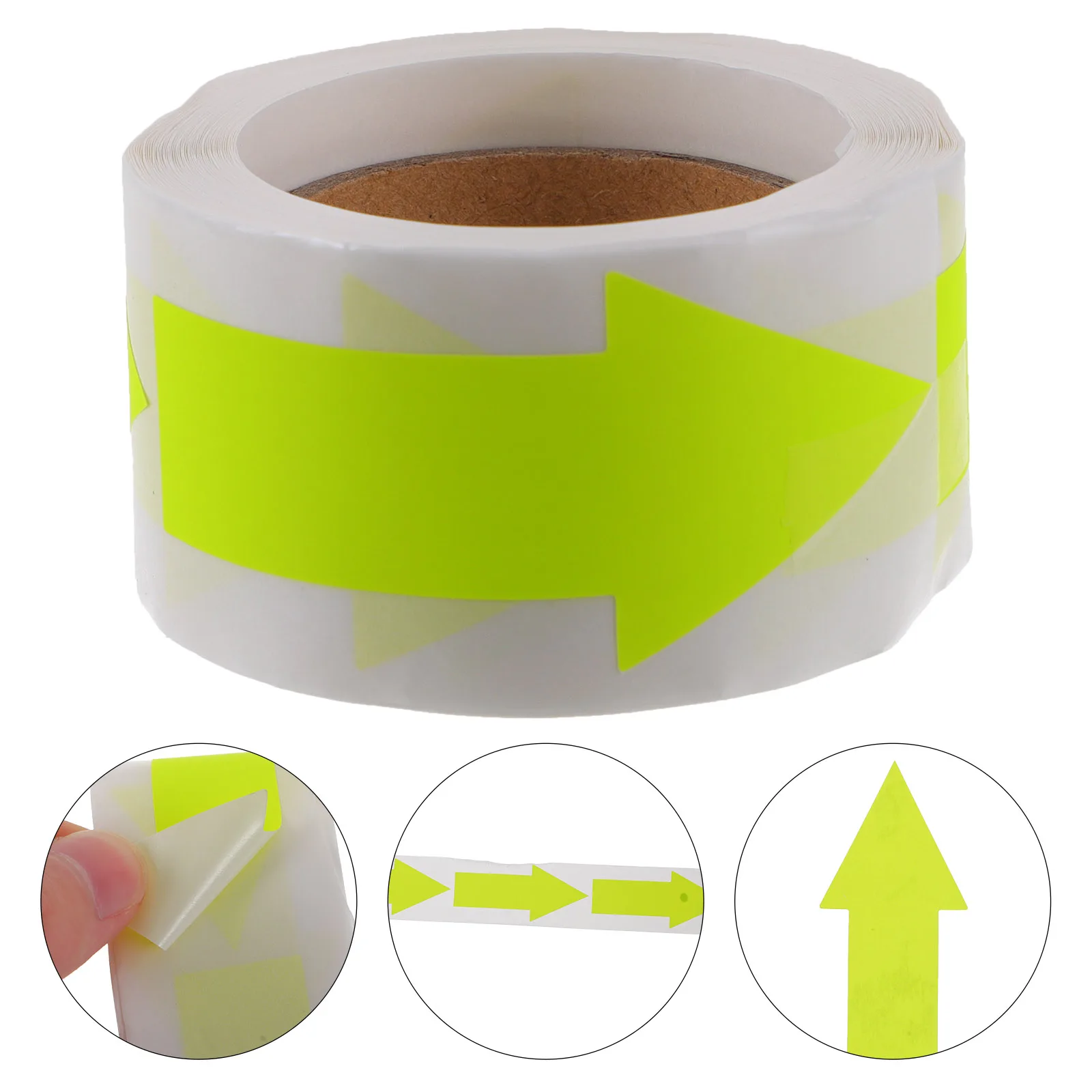 

Fluorescent Arrow Labels 7x3cm Self Adhesive Sealing Stickers for Packaging Gifts Envelopes DIY Crafts Sticker Roll Label