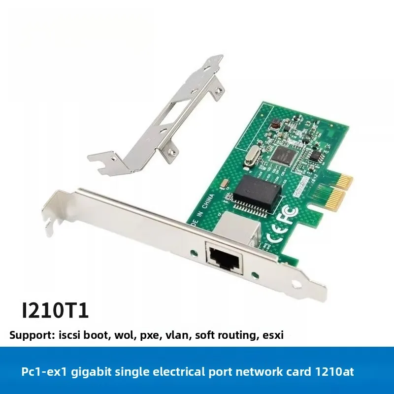 For Intel I210-T1 PCI-E Gigabit Single Port Server Network Card with PXE Boot & WoL
