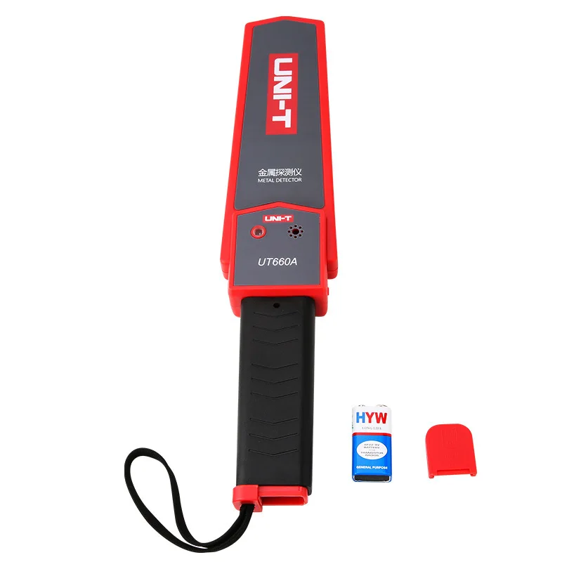 UT660A UNI-T Handheld High Sensitive Metal Detector Small Anti-metal Security Inspection Equipment Metal Detector