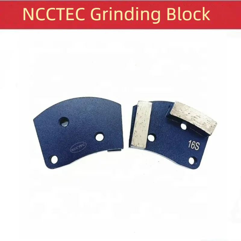 

12pcs Diamond NCCTEC Concrete Grinding Polishing Block Pads Disc with 2 Segments for Werkmaster Floor Grinder FREE Shipping