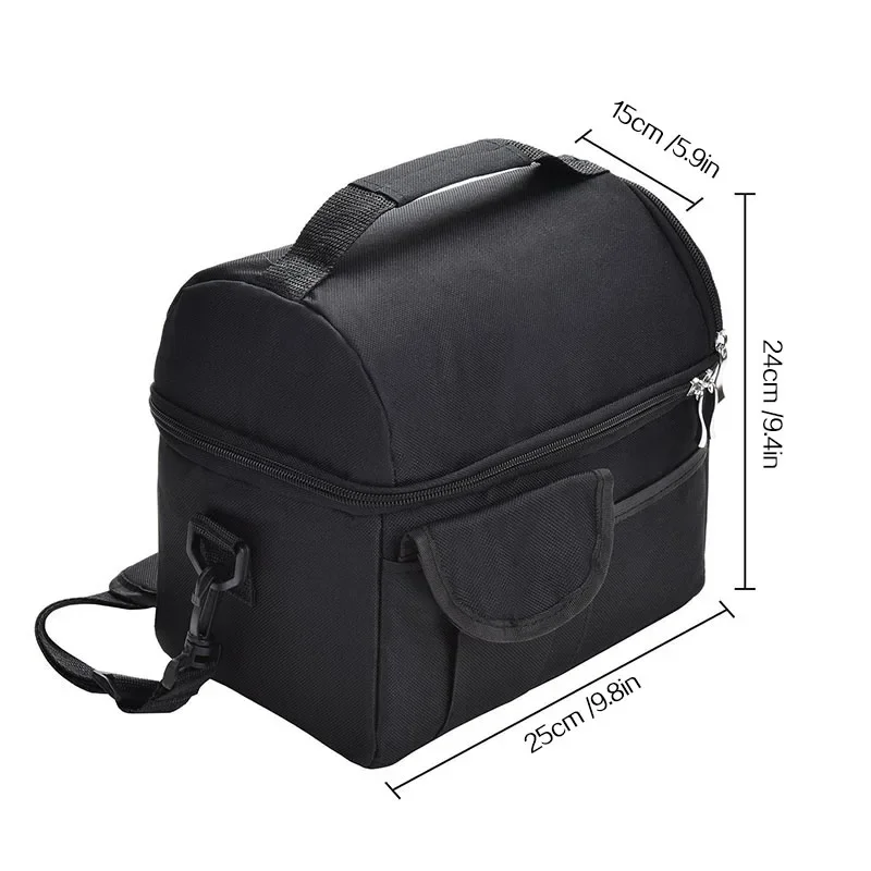 Lunch Bag Reusable Insulated Thermal Bag Women Men Multifunctional Cooler And Warm Keeping Lunch Box Leakproof Waterproof