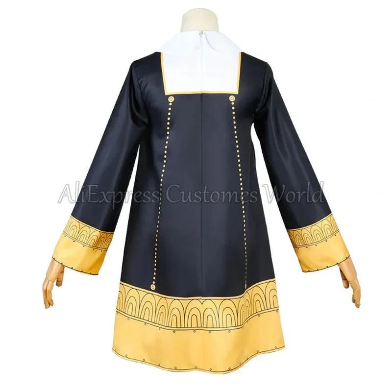 أنيمي أنيا مزور تأثيري جاسوس X الأسرة أنيا فورجر تأثيري فستان مُصمم حسب الطلب موحدة الوردي الباروكات القرن ملابس الهالوين للأطفال الكبار