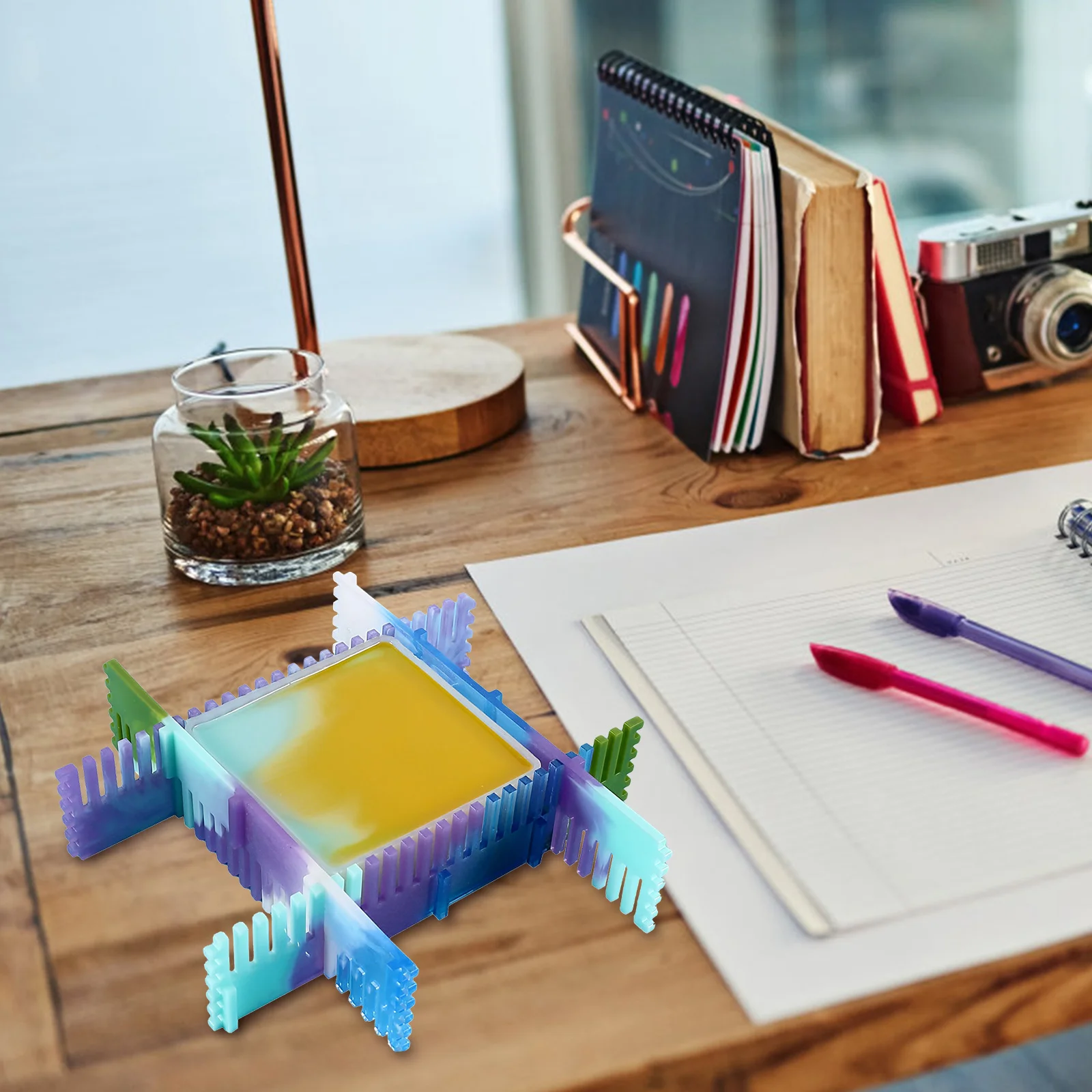 

1Pcs Silicone Mold DIY Mold Soft Flexible Fixing Frame Nonstick Mirror Surface Craft Tool Handmade DIY Making Tool