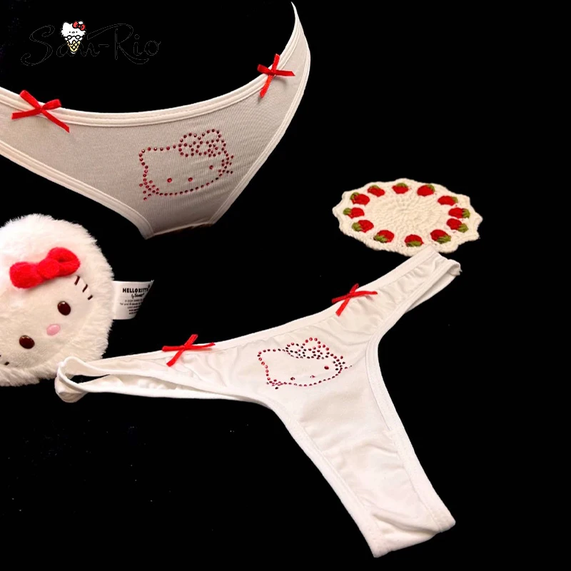 

Hello Kitty Seamless Women Panties Cotton Low-Rise Briefs Lace Thong Panties Girl Underwear Low-Rise Breathable Sexy Panties
