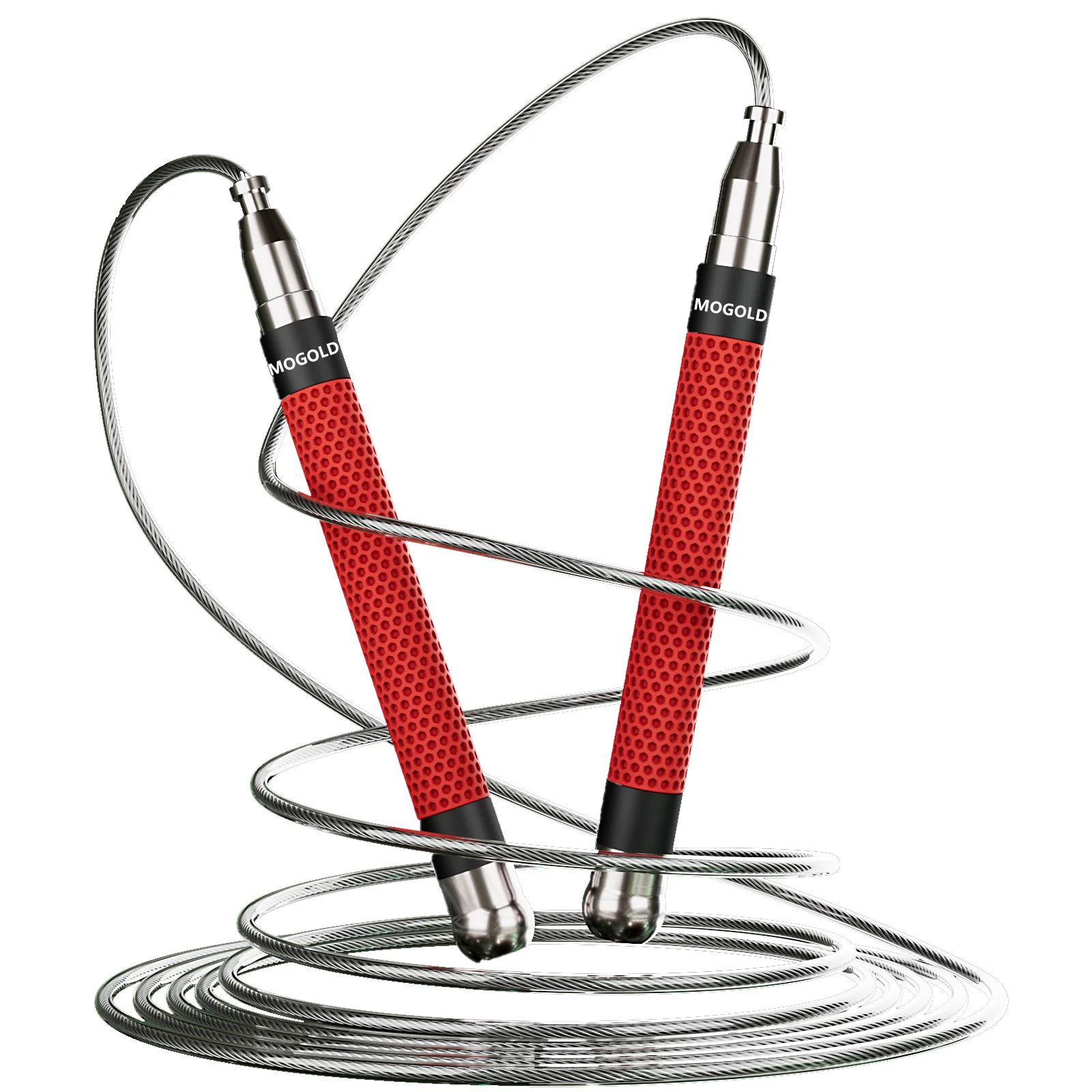 Professional Grade Jump Rope with Ball Bearings and Adjustable Aluminum Alloy Handle for Speed and Endurance Training