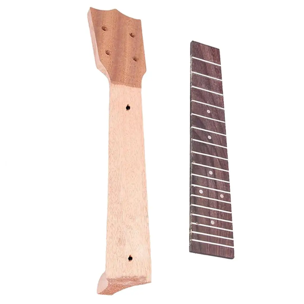 21/23/26 Inch Tenor Ukelele  Neck and Rosewood Fretboard Fingerboard Set Uke DIY