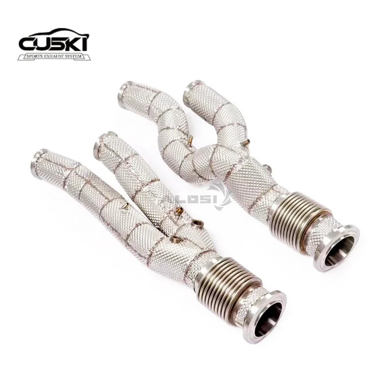 

Высокопроизводительные выхлопные компоненты, подходящие для выпускного коллектора Lamborghini Aventador LP700-4 LP740 (V12), выхлопного коллектора из нержавеющей стали