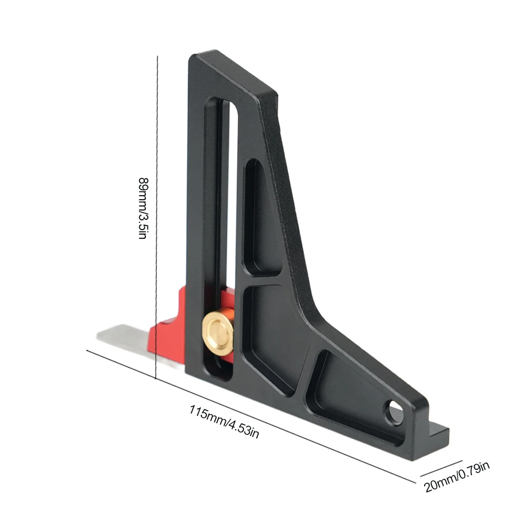 Woodworking Height Depth Measuring Tool Dual Scale Height Depth Measurement for Milling Cutter Trimming Machine Saw Blade