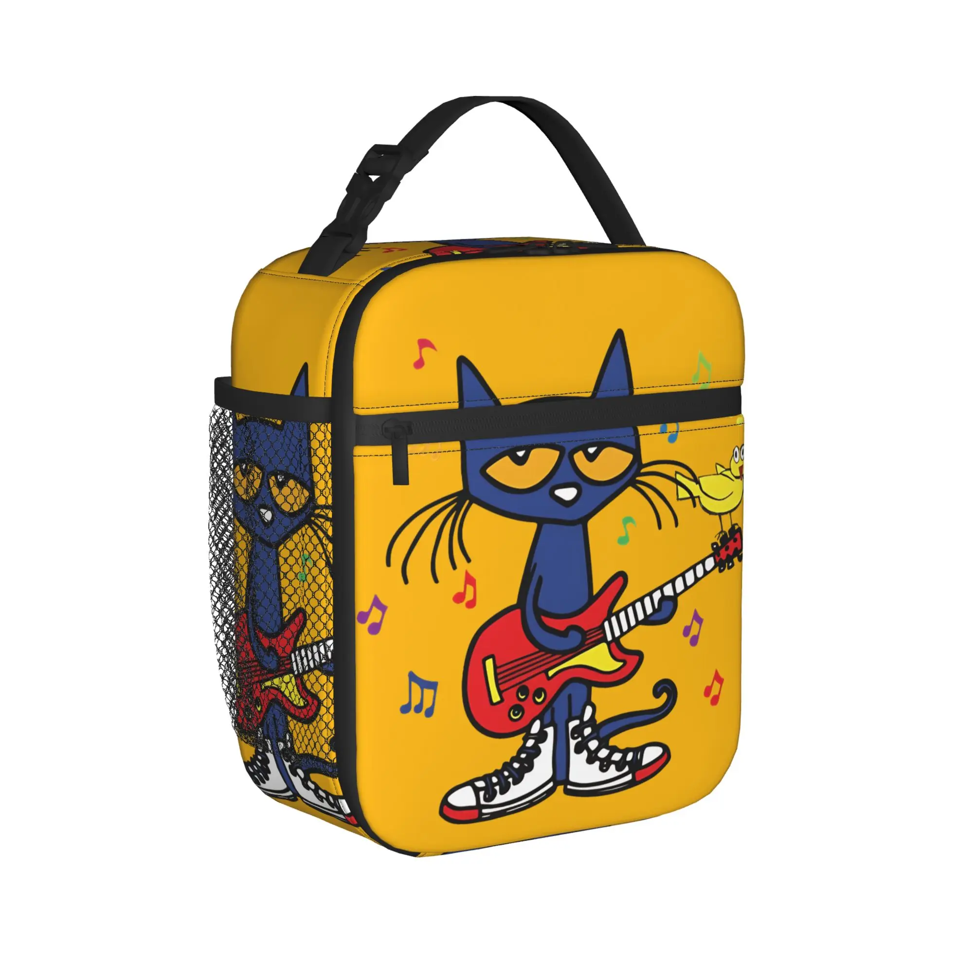 Petes Cartoon Cats Insulated Lunch Bag Cooler Bag Reusable,Lunch Container  Portable Tote Lunch Box Men Women College  Picnic