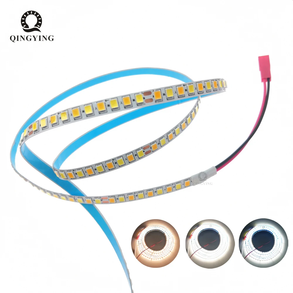 3Meters SMD2835 200D/m 5B10C Dual Colors LED Strip High Lumen Flexible Light Tape For Chandeliers Ceiling Lamp Panel Light etc.