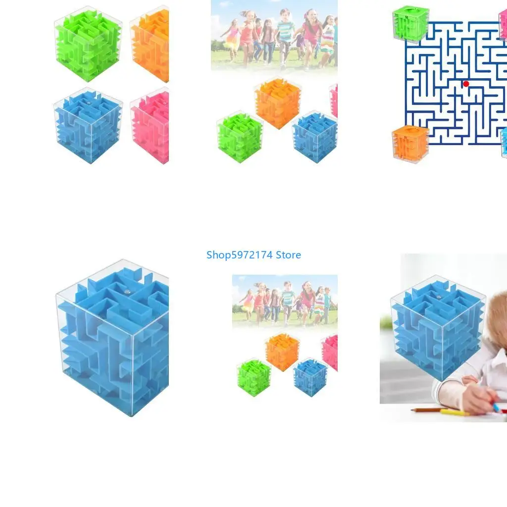 Y3NB 4 pack Money Maze Puzzle Box, Money Holder Puzzle Gift Money Puzzle Boxes for Ki
