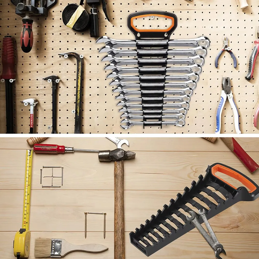 

ABVS Wrench Organizer Tray Plastic Wrench Organizer Tool Storage Rack Standard Wrench Bracket Wrench Bracket Torx Wrench
