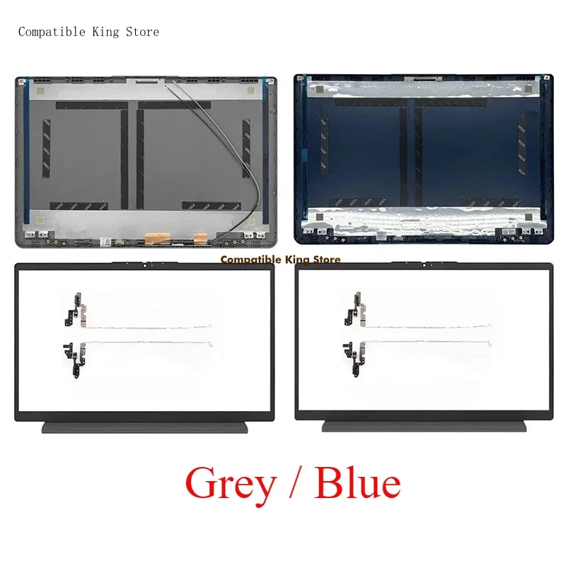 L New Laptop LCD Back Cover/Front Bezel Frame For Lenovo IdeaPad 3-15ITL6 3-15ALC6 15S-ITL AP21P000100 5CB1B60414 Gray Blue Case