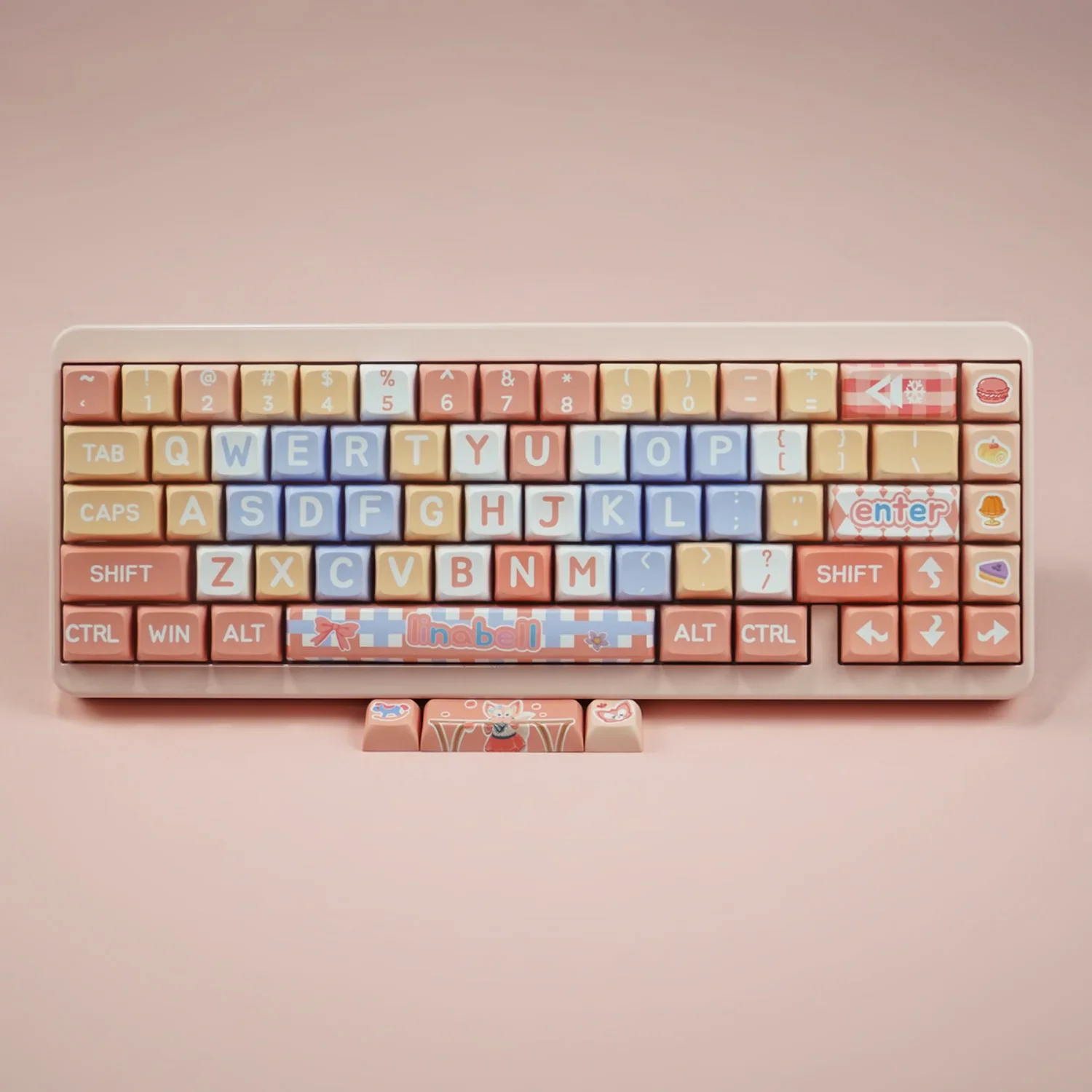 

127 Keys PBT Keycaps XDA Lina Belle Theme for MX Switch 60/71/84/90/104/108 Mechanical Keyboards