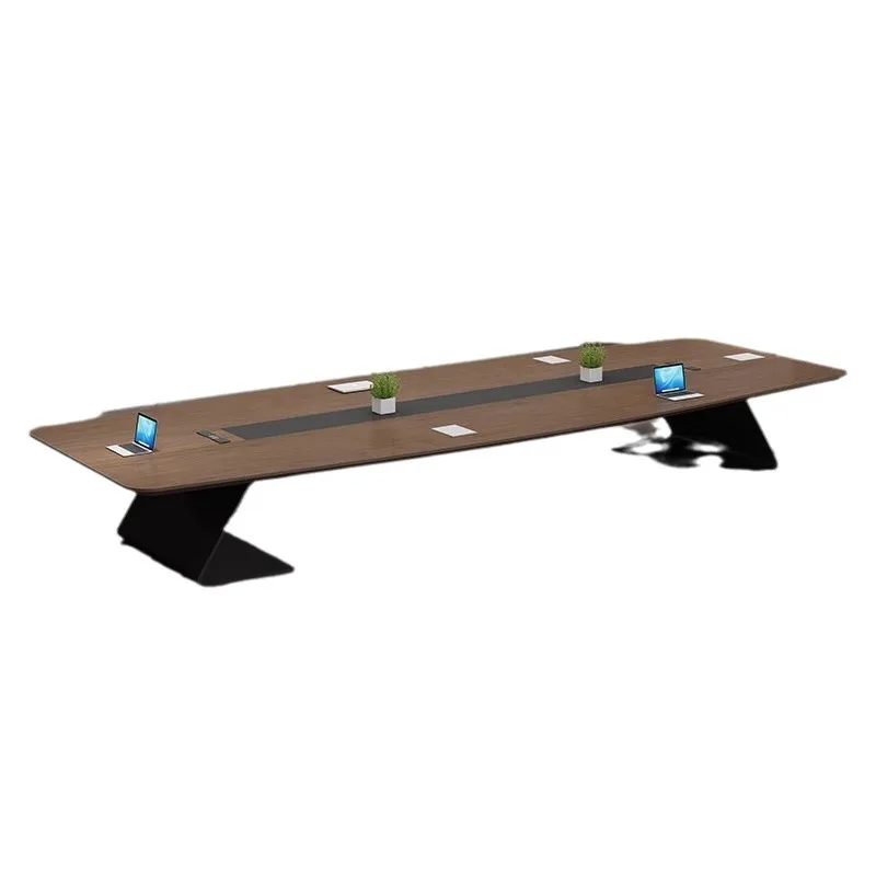 Conference table Long Simple modern training Negotiation Large conference room Large