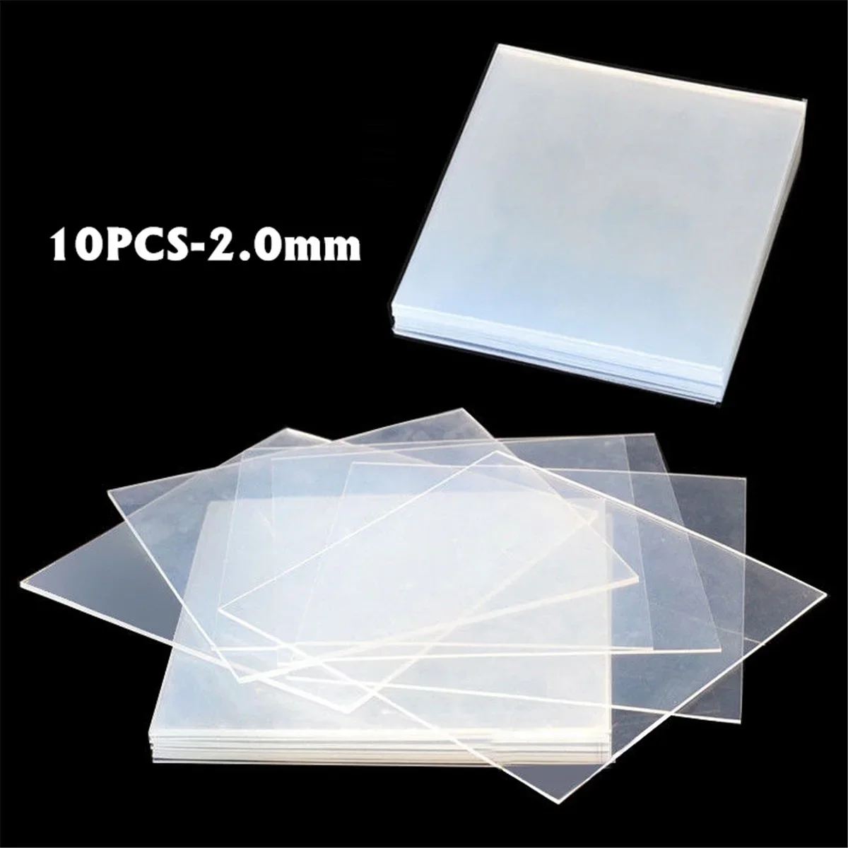 10/15/20Pcs 1.0/1.5/2.0mm Teeth Whitening Dental Lab Splint Retainer Orthodontic Sheet Thermoforming Material Vacuum Forming