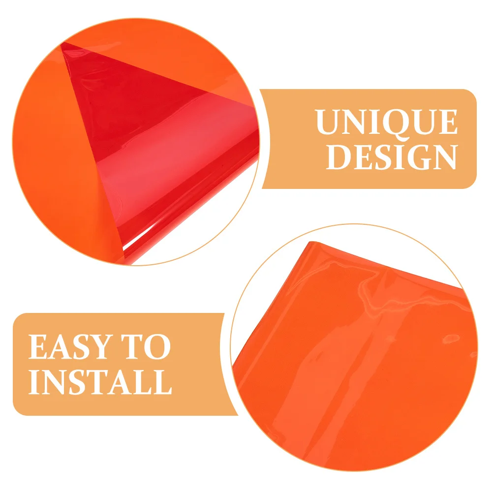 Sunset Mood Lighting Effect Color Film Sheet Pet Color Filters For Photography Video Stage Light Diffuser Sheets Decorative Film