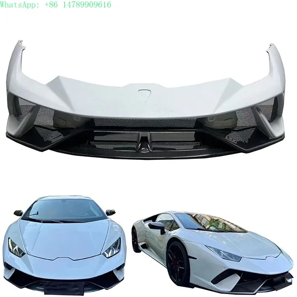 Full Custom Build With An Old-toLP640 Style Front Bumper For Huracan LP580 LP610 2014-2019Extreme Makeover