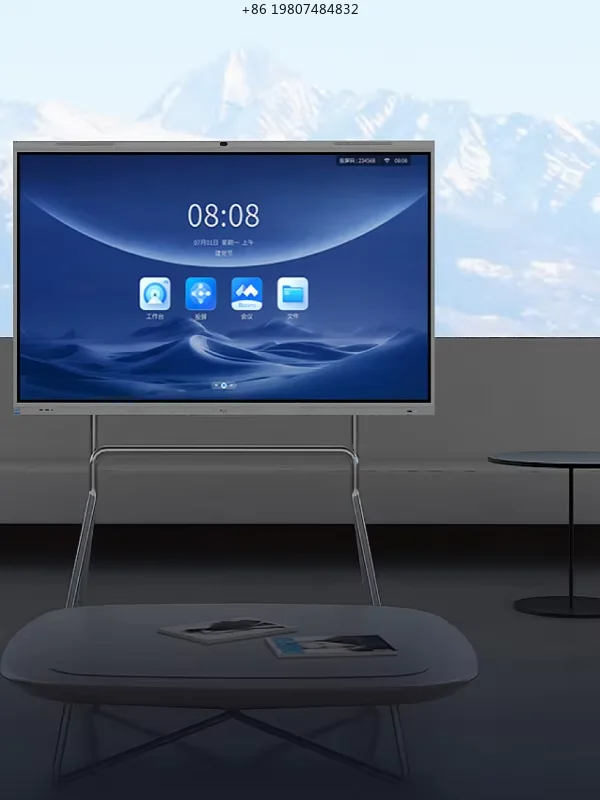 

65" 4K 10-Point Touch Interactive Flat Panel, OEM ODM Custom Whiteboard Solution for Enterprise Office Business