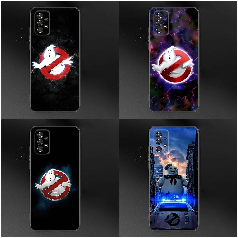 Movie-G-Ghostbusters Phone Case For Samsung S24,S23,S22,S21,S20,S10,S10E,S9 Plus FE Note 20 Ultra 10,9 Plus Black Cover Shell